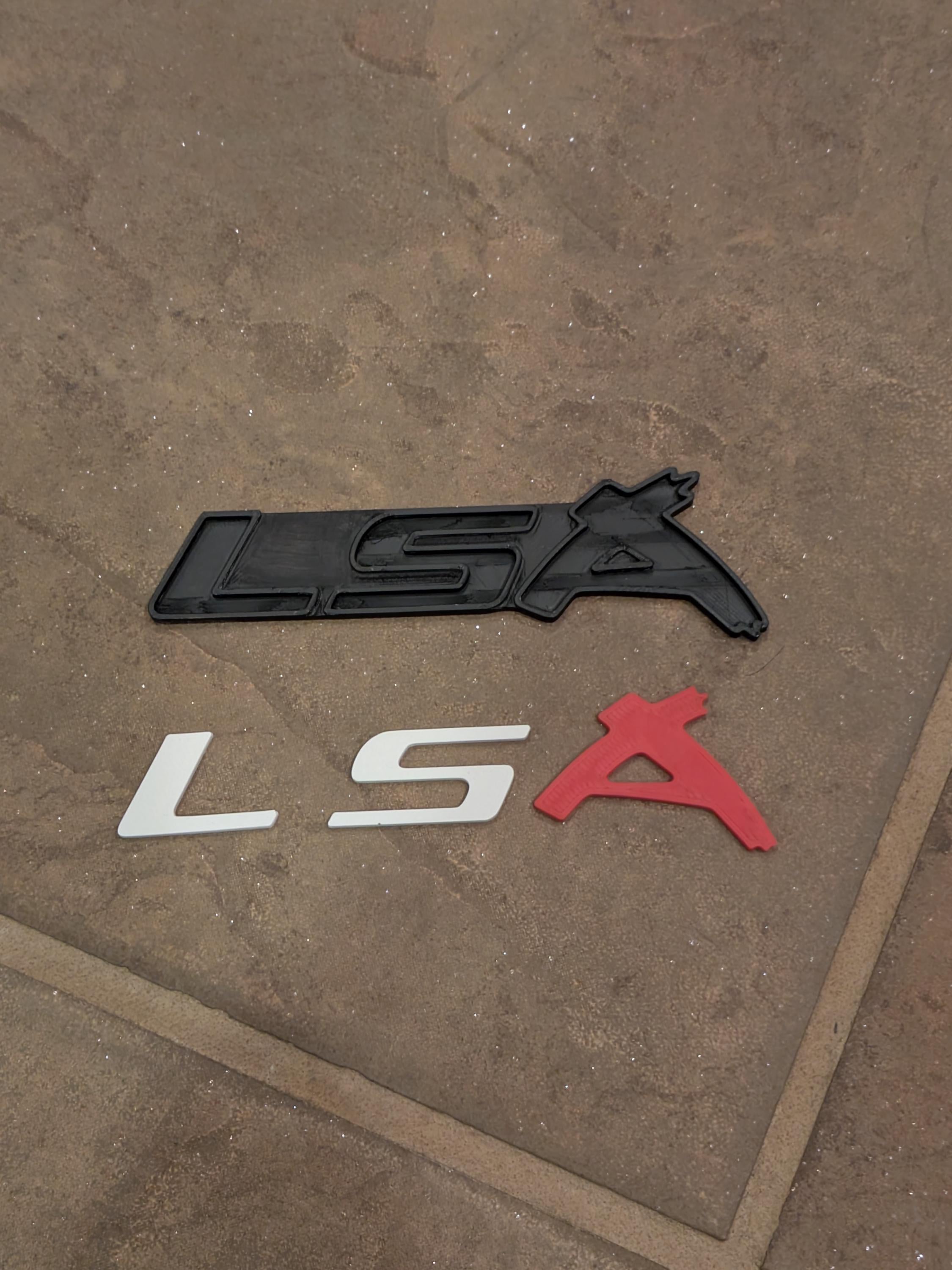 LSA Badge for CTS-V, Camaro ZL1 6.2L