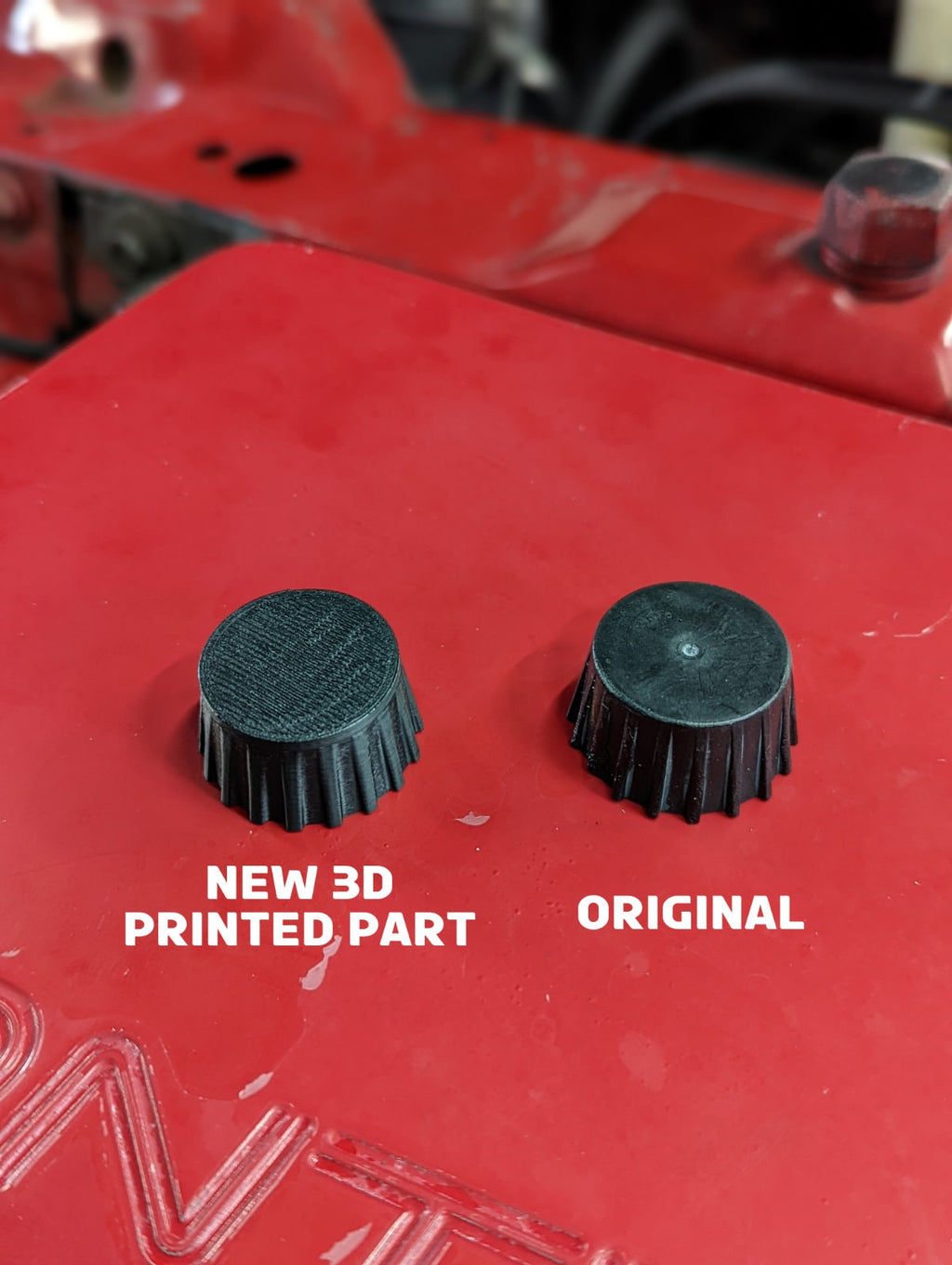 Firebird Headlight Motor Manual Override Knob also fits Fiero or Corvette 1987-1999 (pair)