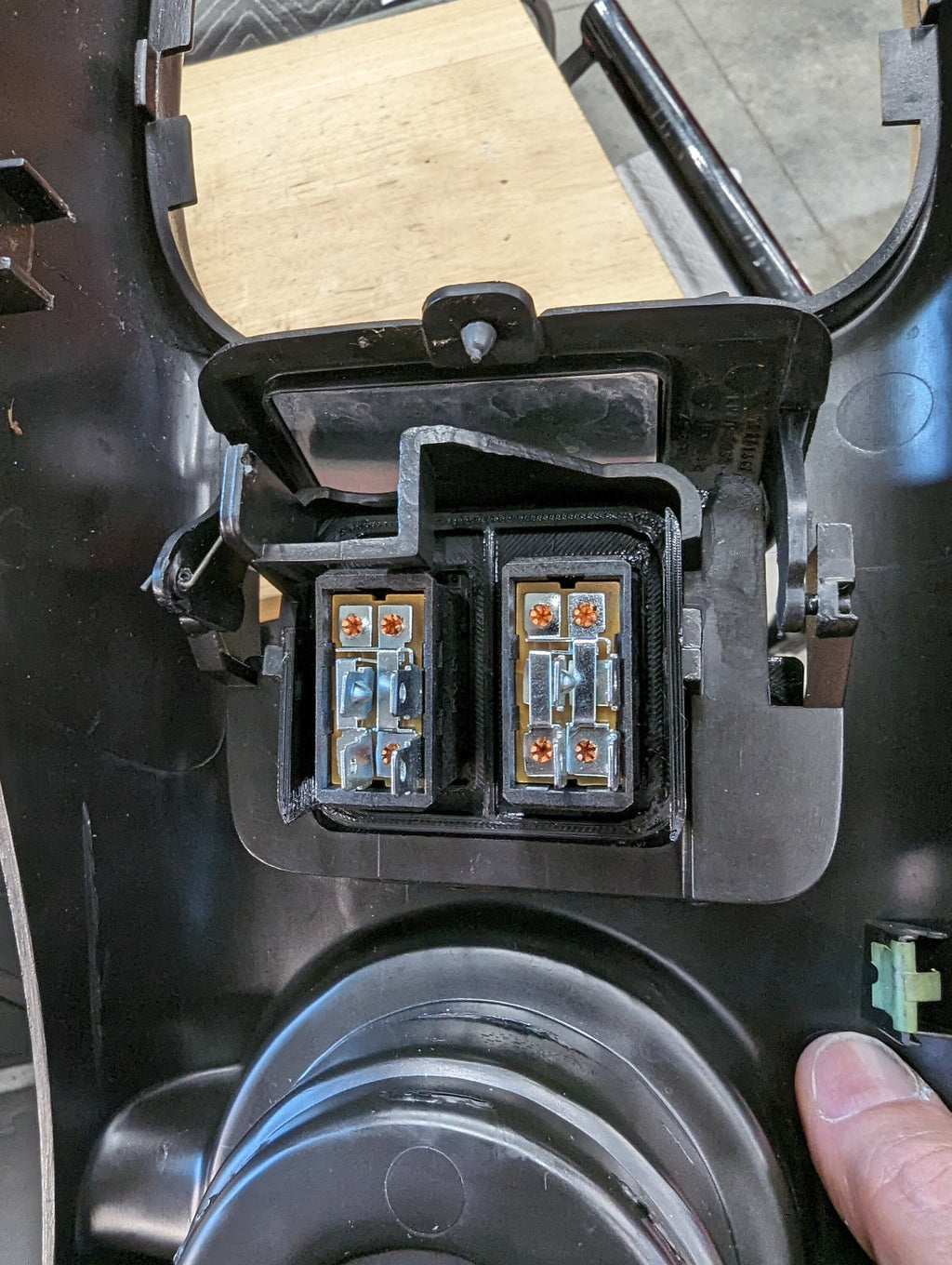 Fbody Ashtray Switch Plate or Power Window Switch Mount: for 82-92 with 98-02 Console