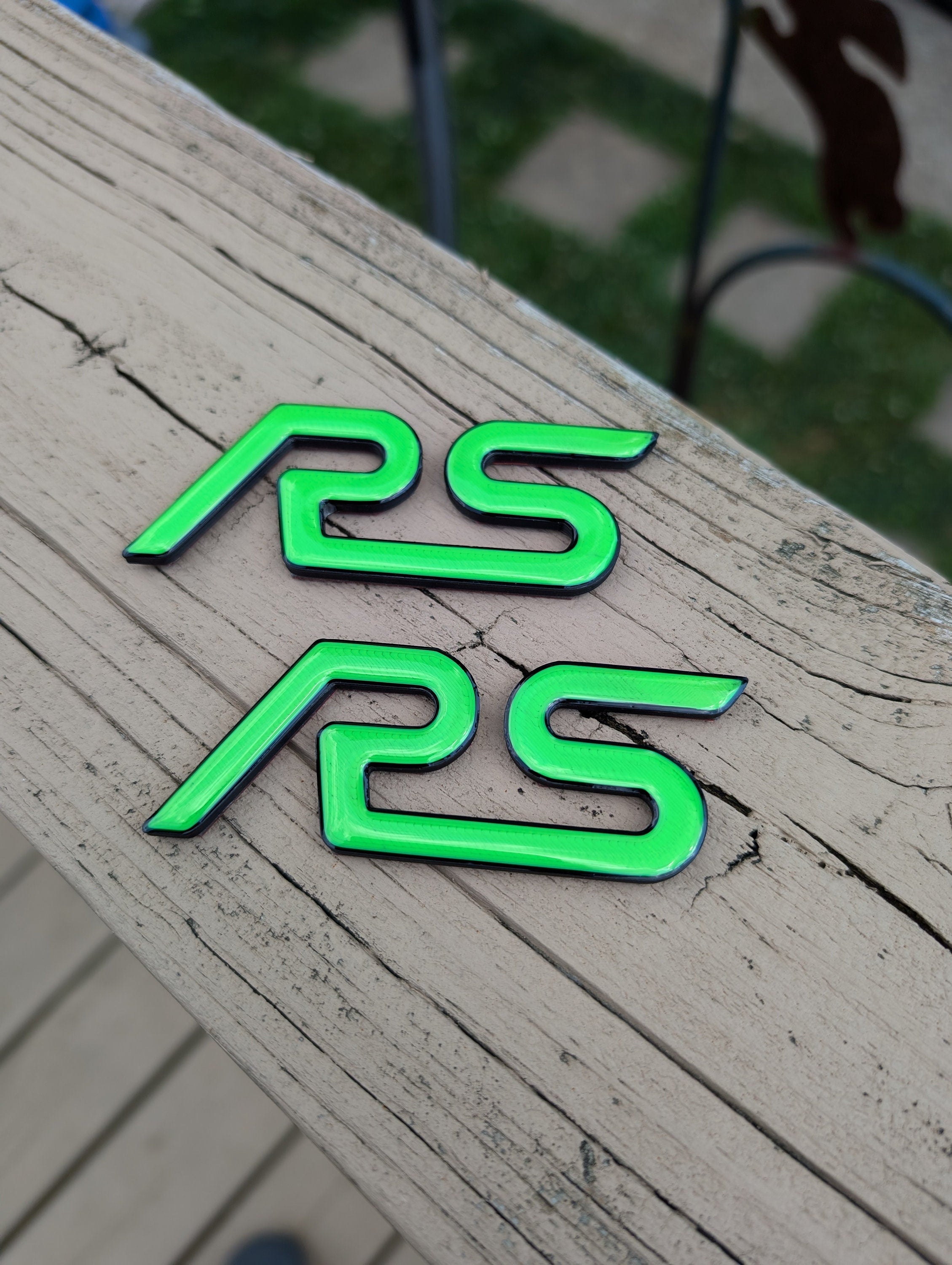 Focus RS Custom Badges (Pair)