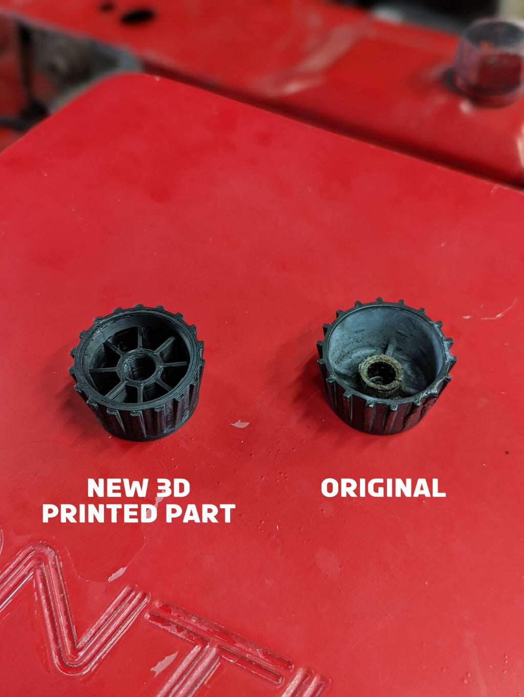 Firebird Headlight Motor Manual Override Knob also fits Fiero or Corvette 1987-1999 (pair)