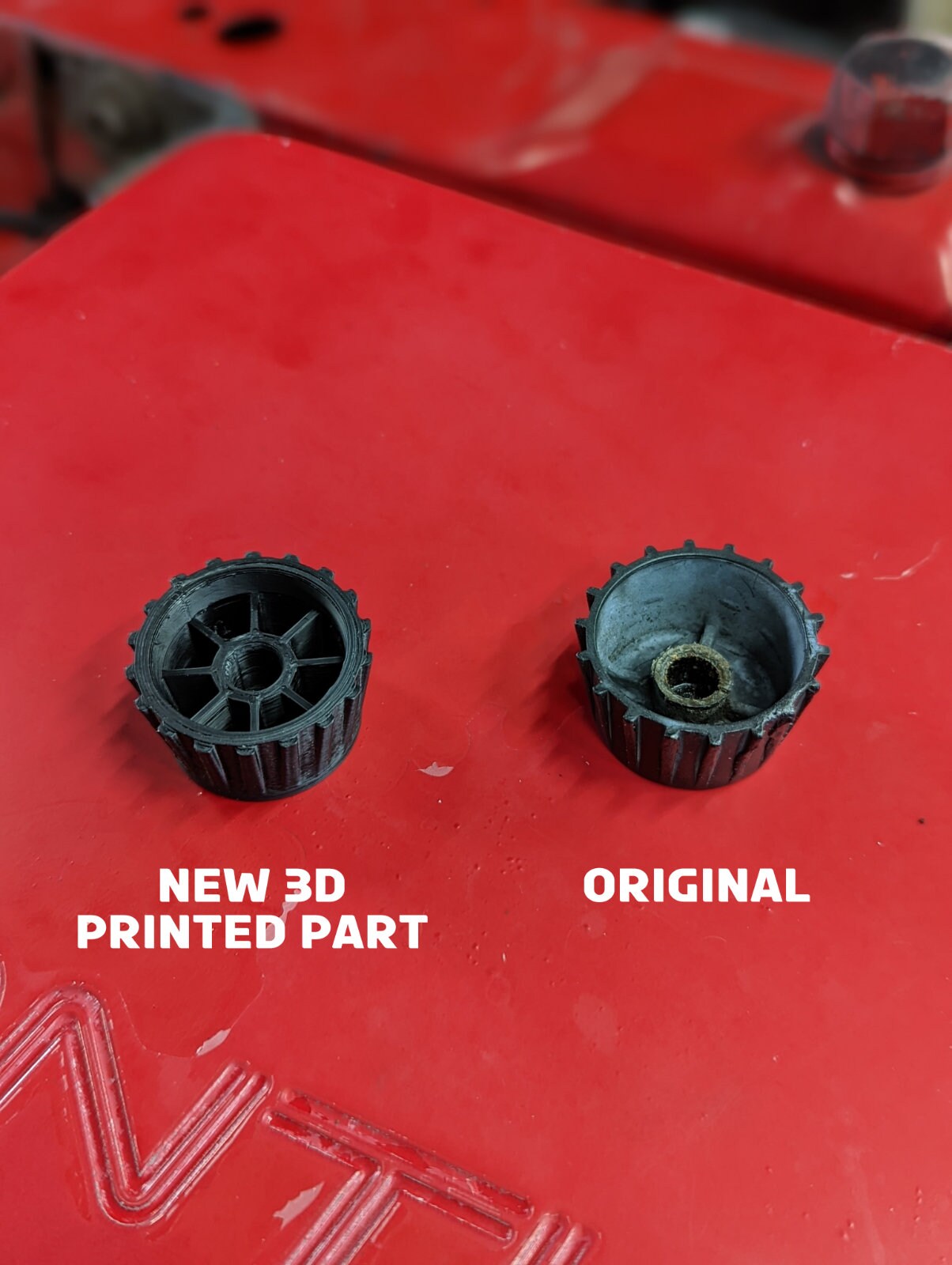 Firebird Headlight Motor Manual Override Knob also fits Fiero or Corvette 1987-1999 (pair)