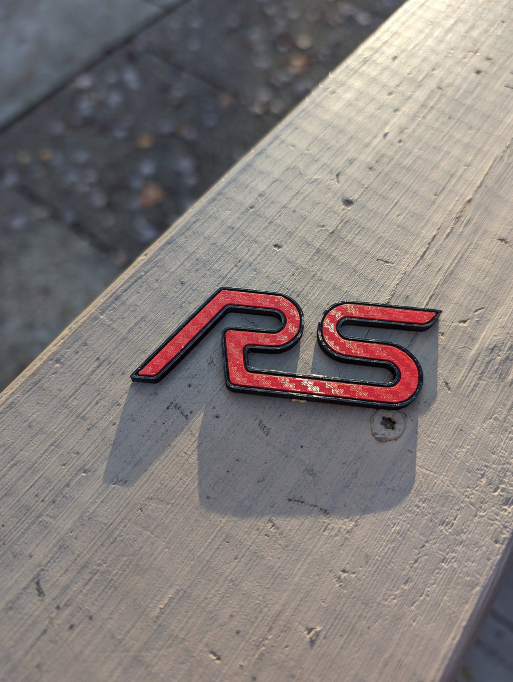 Focus RS Custom Badges (Pair)