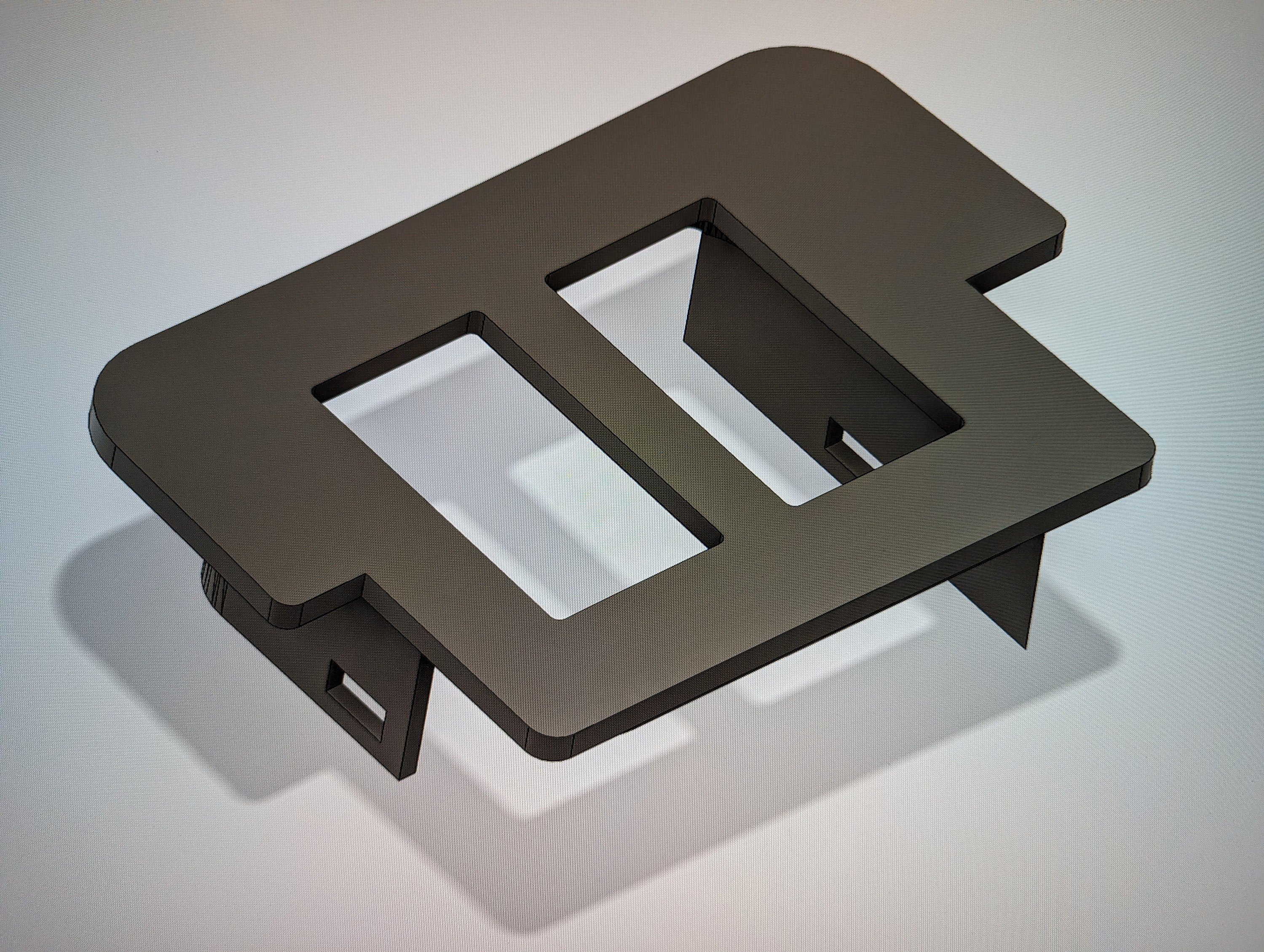 Fbody Ashtray Switch Plate or Power Window Switch Mount: for 82-92 with 98-02 Console