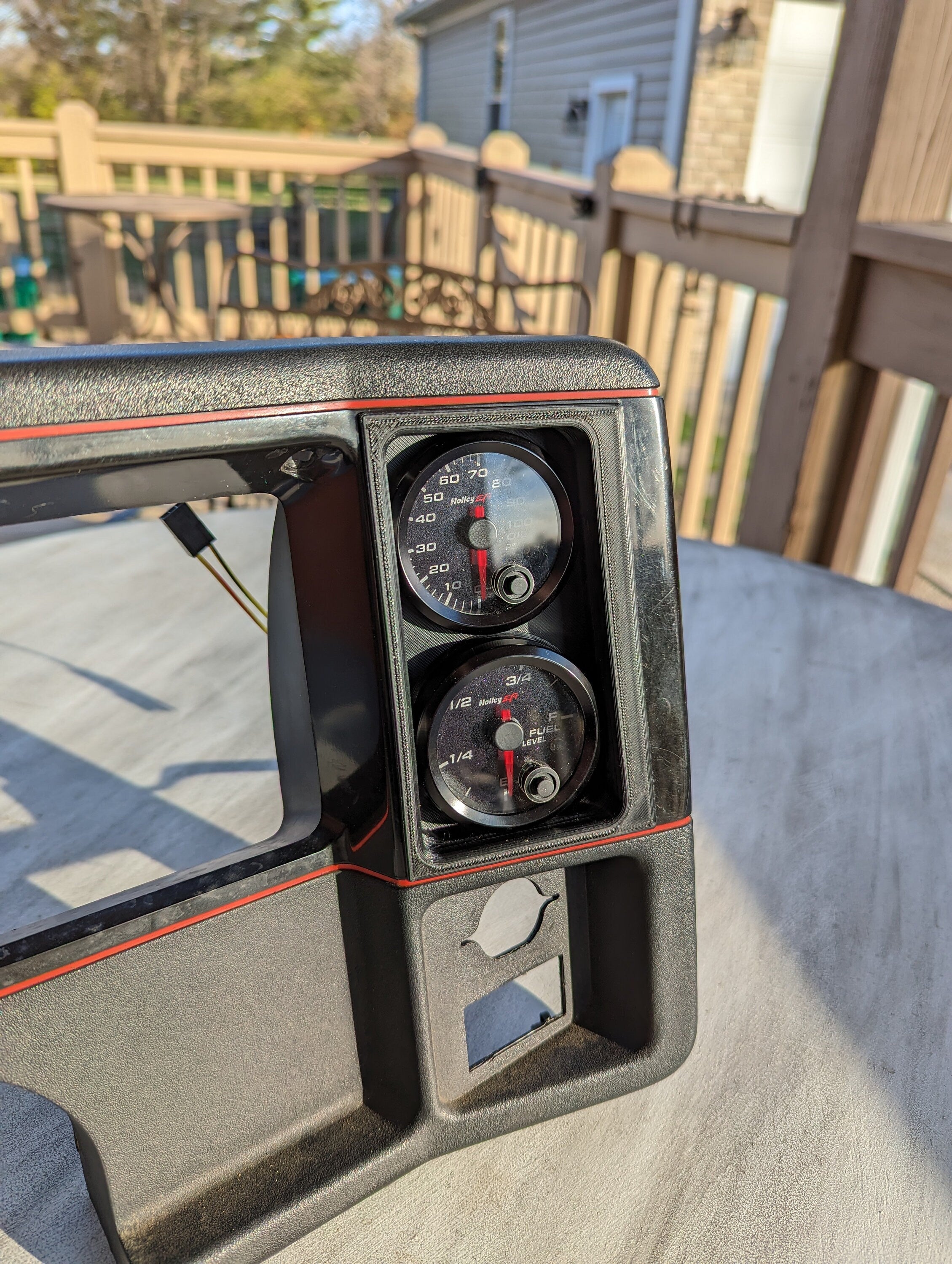 Dual 52mm Gauge Pod (replaces warning lights) for 78-88 G-bodies (Monte Carlo, Cutlass, etc)