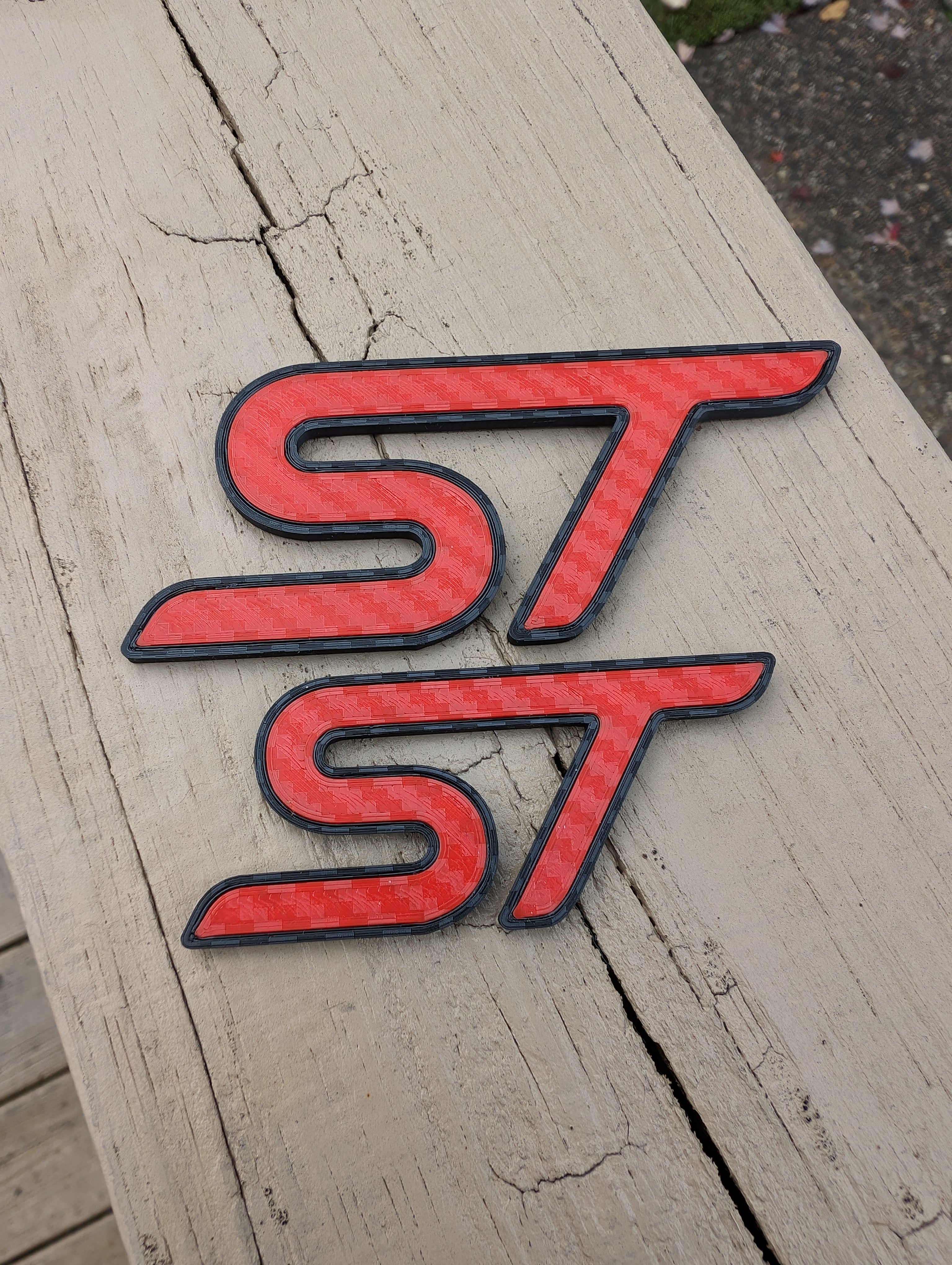 Focus Fiesta ST Emblems/Badges Custom (Pair)