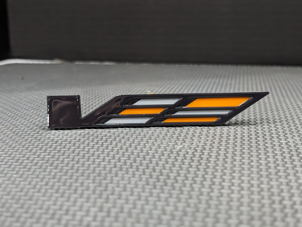 Badges for CTS-V ATS-V V Series Emblems Badges Custom (Set of 3)