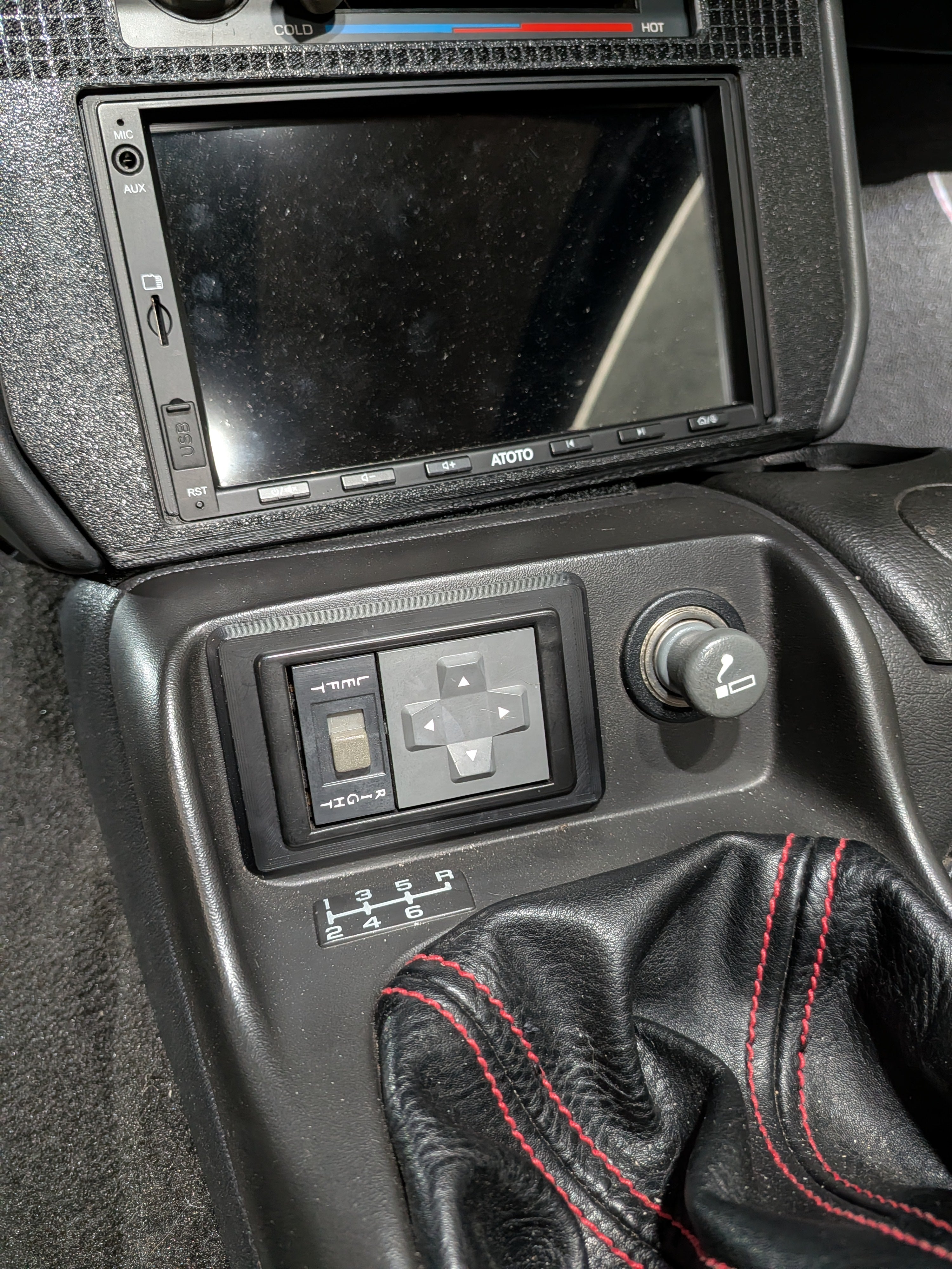 98-02 Console Power Mirror Switch Plate