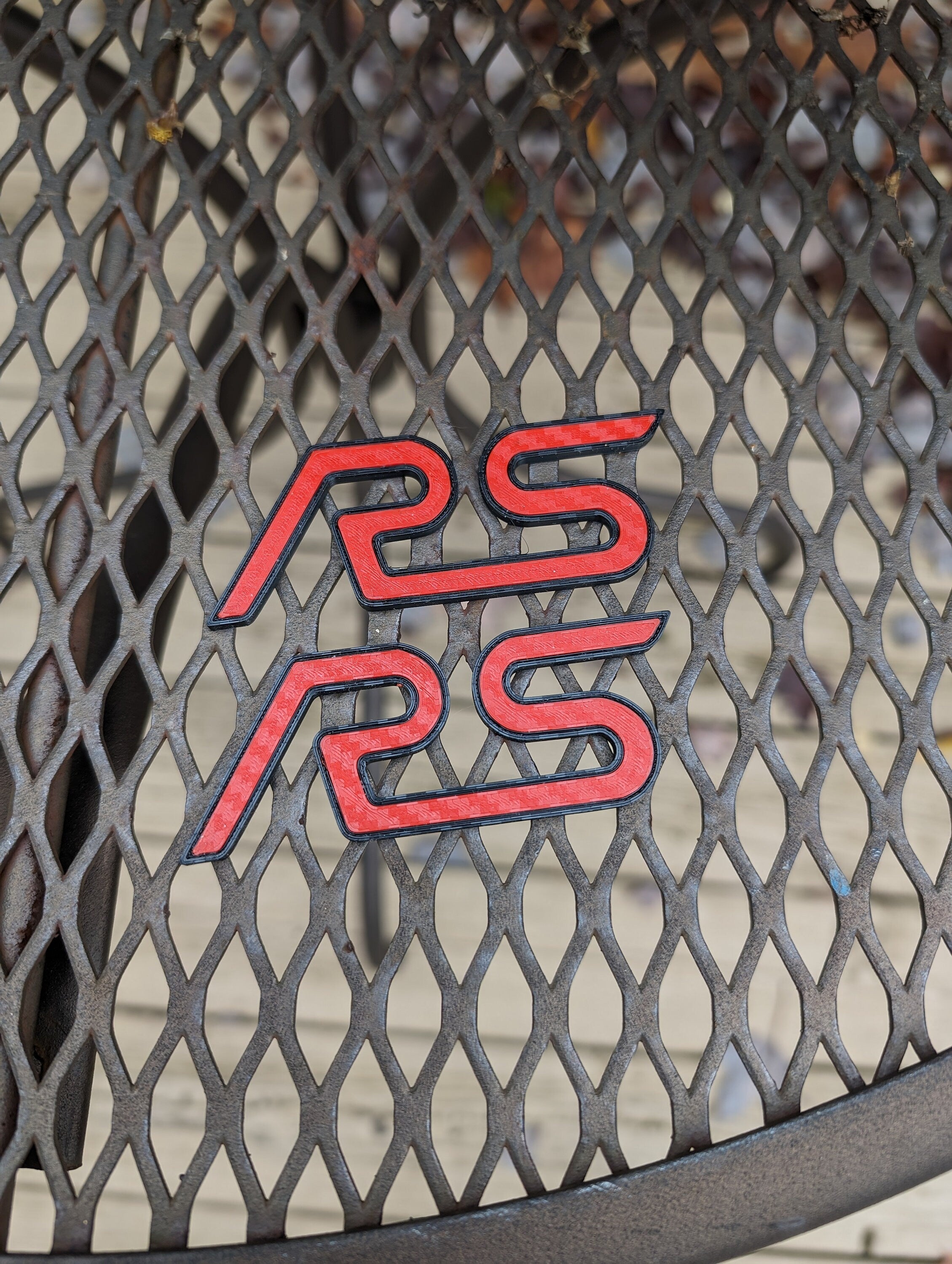 Focus RS Custom Badges (Pair)