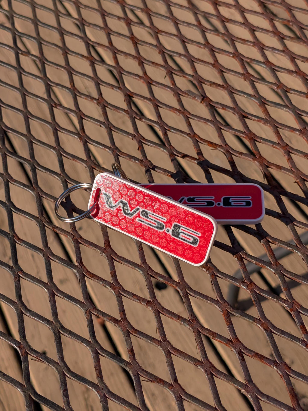 WS6 Keychains for Formula, Trans Am Firebird Carbon Look (pair)