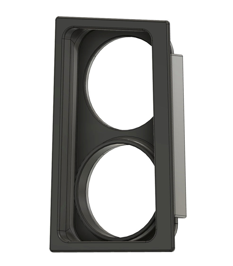 Dual 52mm Gauge Pod (replaces warning lights) for 78-88 G-bodies (Monte Carlo, Cutlass, etc)