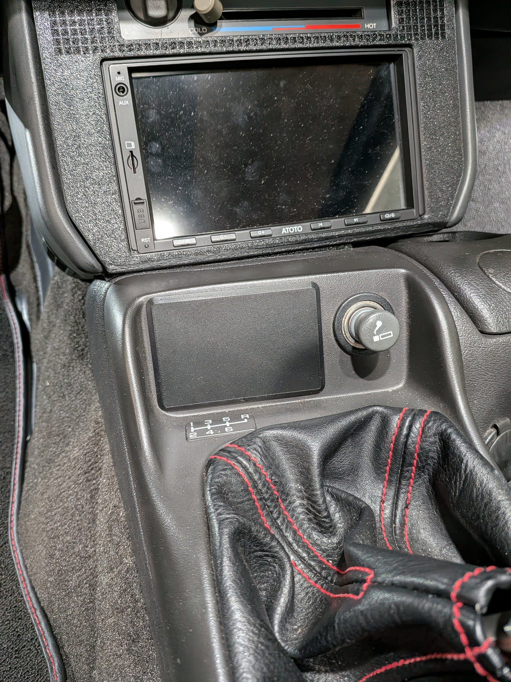 98-02 Fbody Console Blank TCS Switch Plate