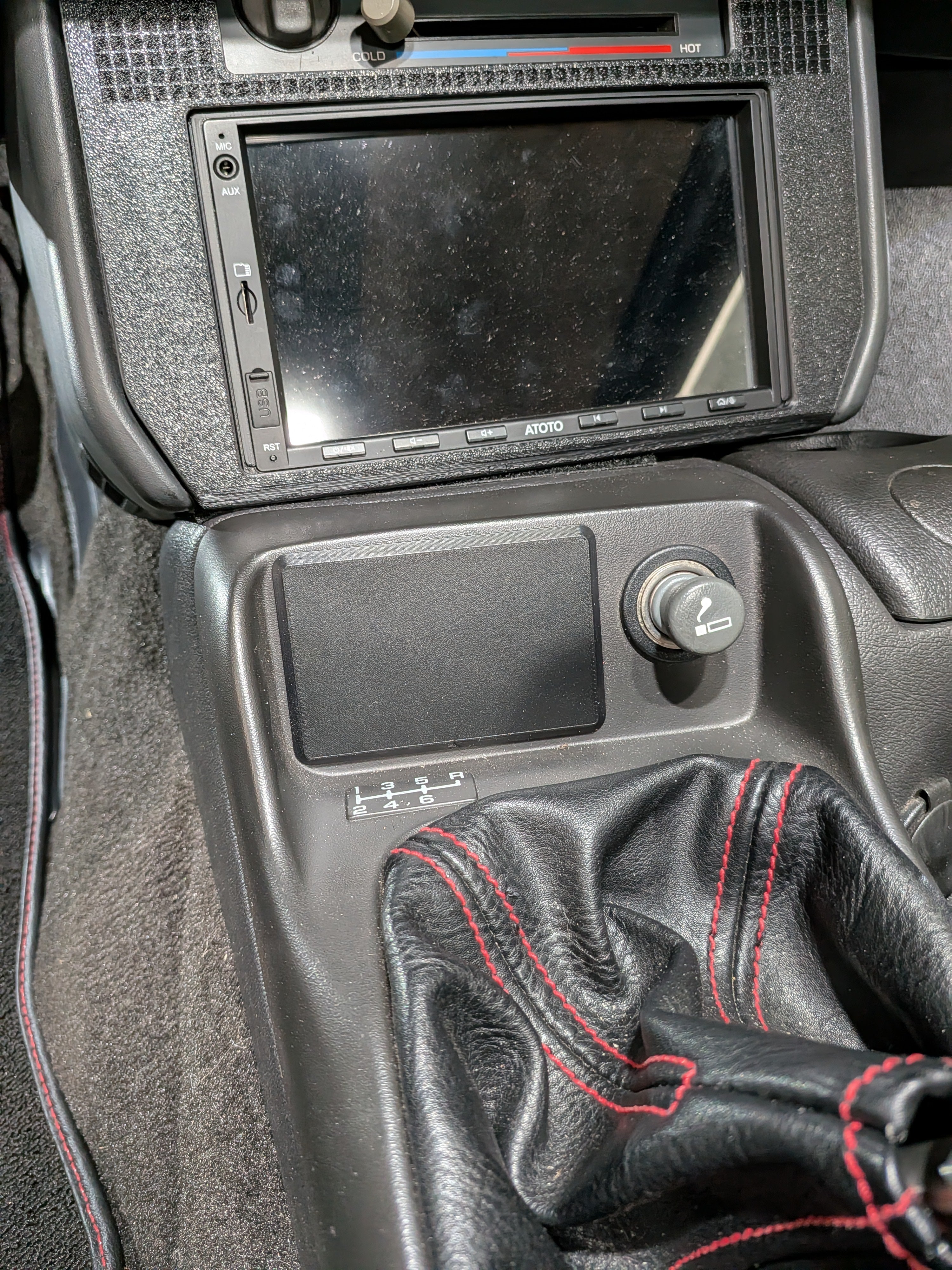 98-02 Fbody Console Blank TCS Switch Plate