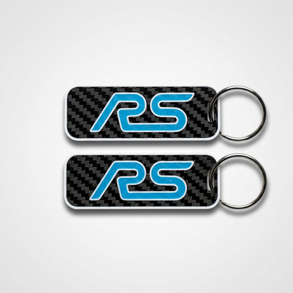 RS keychain pair studio image